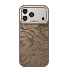 Чохол Kajsa Glamorous Collection Fluid Art with MagSafe для iPhone 17 Pro Desert Gold O-Ring ma96243_249642 2020000507659