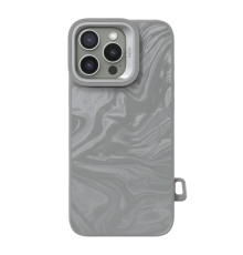 Чохол Kajsa Glamorous Collection Fluid Art with MagSafe для iPhone 16 Pro Max Grey ma96246_249652 2020000507734
