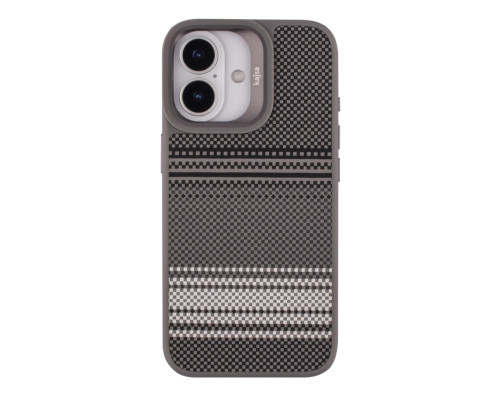 Чохол Kajsa Resort Collection Gradient Stripe with MagSafe для iPhone 17 Grey ma96251_249682 2020000507550