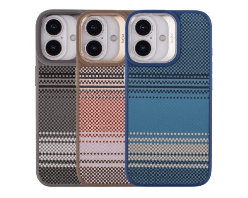 Чохол Kajsa Resort Collection Gradient Stripe with MagSafe для iPhone 17 Grey ma96251_249682 2020000507550