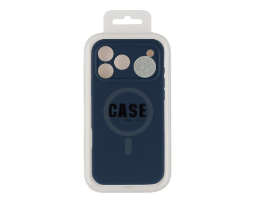 Чохол Glow Silicone Case Full Camera with Magsafe для iPhone 17 Pro Dark blue ma37992_3666827 2020000501725