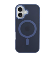 Чохол TPU+PC Goldencis Matte with MagSafe для iPhone 17 Dark Blue ma39000_3869525 2020000496724