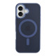Чохол TPU+PC Goldencis Matte with MagSafe для iPhone 17 Dark Blue ma39000_3869525 2020000496724