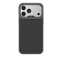 Чохол Kajsa Glamorous Collection Pyramid Pattern with MagSafe для iPhone 17 Grey ma240228_634274 4894505260955