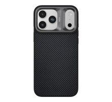 Чохол Kajsa Glamorous Collection Straw Mat Pattern with MagSafe для iPhone 17 Black ma240427_634689 4894505237865
