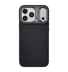 Чохол Kajsa Glamorous Collection Straw Mat Pattern with MagSafe для iPhone 17 Black ma240427_634689 4894505237865