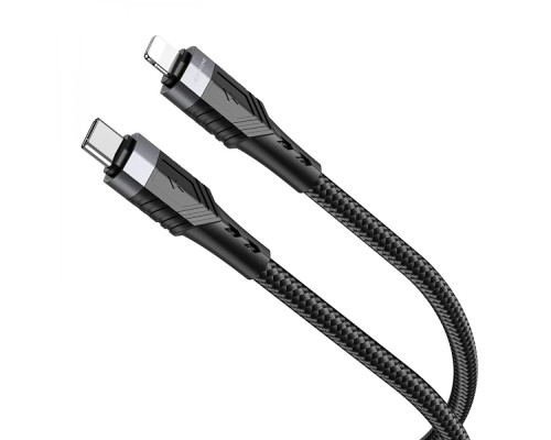 Кабель USB Borofone BU35 PD Type-C to Lightning 1,2m Колір Чорний