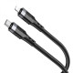 Кабель USB Borofone BU35 PD Type-C to Lightning 1,2m Колір Чорний
