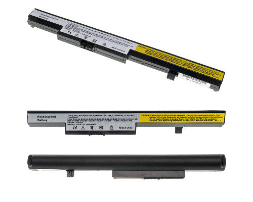 Батарея для ноутбука LENOVO L13M4A01 (B40, N40, B50, N50, M4400, V4400 Series) 14.4V 2600mAh Black