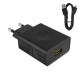 Оригінальний блок живлення для ноутбука LENOVO USB 24W 5V/2A, 7V/2A, 9V/2A, 12V/2A, Black (SA18C02165) + кабель USB - microUSB NBB-107534