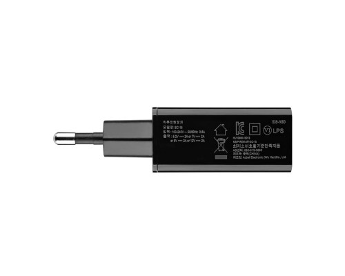 Оригінальний блок живлення для ноутбука LENOVO USB 24W 5V/2A, 7V/2A, 9V/2A, 12V/2A, Black (SA18C02165) + кабель USB - microUSB NBB-107534