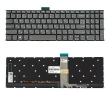 Клавіатура для ноутбука Lenovo (IdeaPad: Slim 7-15 series), rus, black, без кадру, підсвічування клавіш NBB-114486