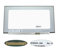 Матриця 15.6" N156HCN-EAA touch (1920*1080, 40pin(eDP, IPS), LED, SLIM(без планок та вушок), матова, роз'єм справа внизу) для ноутбука NBB-123297