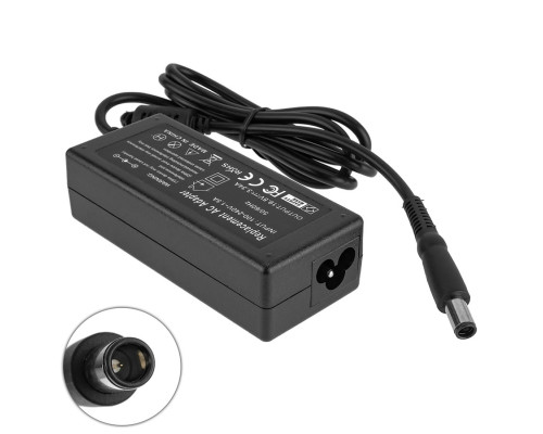 Блок живлення для ноутбука DELL 19.5V, 3.34A, 65W, 7.4*5.0-PIN, 3 hole, black (Replacement AC Adapter) (без кабелю!) NBB-128138