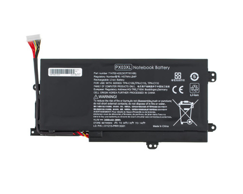 Батарея для ноутбука HP PX03XL (ENVY M6-K000, M6-K100 series) 11.1V 3400mAh 38Wh Black NBB-128994