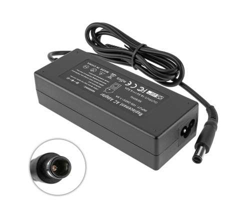 Блок живлення для ноутбука DELL 19.5V, 4.62A, 90W, 7.4*5.0-PIN, 3 hole, (Replacement AC Adapter) black (без кабелю!) NBB-133772