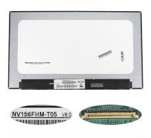 Матриця 15.6" NV156FHM-T05 touch (1920*1080, 40pin(eDP, IPS), LED, SLIM(без доп панели), матова, роз'єм праворуч внизу) для ноутбука NBB-134002