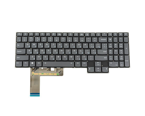 Клавіатура для ноутбука LENOVO (Legion: S7-16 series), rus, black, без фрейма, підсвітка клавіш (RGB Per-key)