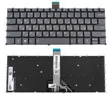 Клавіатура для ноутбука LENOVO (IdeaPad Pro: 5-14 series), рос, onyx black, без фрейма, підсвітка клавіш NBB-136226