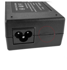УЦІНКА! СЛІДИ ВІДКРИТТЯ! БП для ноутбука ASUS 19V, 6.32A, 120W, 5.5*2.5мм, 3 hole, L-подібний роз'єм, (Replacement AC Adapter) black (без кабелю)