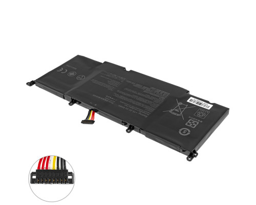 Батарея для ноутбука ASUS B41N1526 (GL502VT, GL502VS, GL502VM, FX502VD, FX502VD) 15.2V 4240mAh 64Wh Black NBB-139367