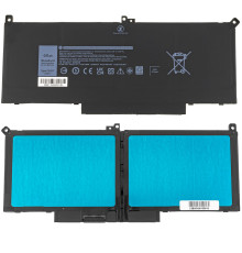 Батарея для ноутбука DELL F3YGT (Latitude: 7280, 7380, 7480, E7280, E7380, E7480) 7.6V 7895mAh Black NBB-139391