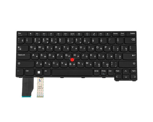 Клавиатура для ноутбука LENOVO (ThinkPad: X13 Gen 2) rus, black, с джойстиком NBB-139463