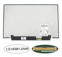 Матриця 14.0 LQ140M1JW49 (1920*1080, 40pin(eDP, IPS, 120HZ), LED, SLIM (без планок та вушок), матова, роз'єм праворуч знизу, для HP EliteBook 1040 G4) для ноутбука NBB-139837