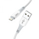 Кабель USB Hoco X70 Ferry Lightning 2.4A Колір Бiлий 6931474760425