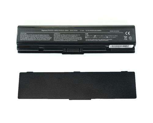 Батарея для ноутбука Toshiba PA3534 (A200, A215, A300, A350, A500, L300, L450, L500) 10.8V 4400mAh Black NBB-26875