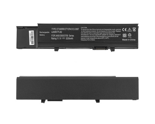 Батарея для ноутбука DELL CYDWV (Vostro: 3400, 3500, 3700) 11.1V 4400mAh Black NBB-29157