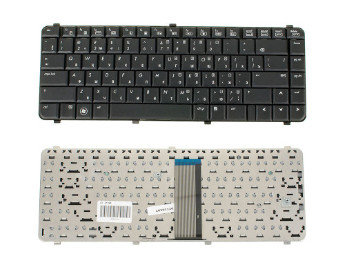 Клавіатура для ноутбука HP (Compaq: 511, 515, 516, 610, 615, 6530S, 6535S, 6730S, CQ510, CQ610, CQ615) rus, black