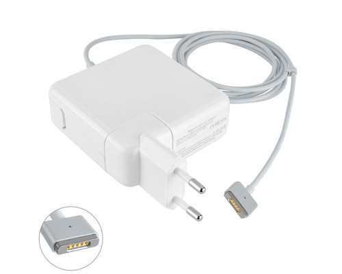 Блок живлення для ноутбука APPLE MagSafe2 16.5V, 3.65A, 60W, White,Т-подібний роз'єм MagSafe2, з євро-адаптером NBB-41109