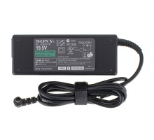 Блок живлення для ноутбука SONY 19.5V, 4.7A, 90W, 6.5*4.4-PIN, 3hole, L-подібний роз'єм, black (без кабеля) NBB-49759