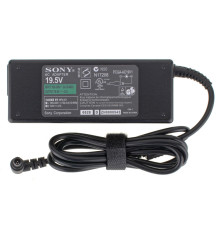 Блок живлення для ноутбука SONY 19.5V, 4.7A, 90W, 6.5*4.4-PIN, 3hole, L-подібний роз'єм, black (без кабеля) NBB-49759