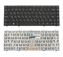 Клавіатура для ноутбука LENOVO (G40-30, G40-45, G40-70, Z40-70, Z40-75, Flex 2-14) rus, black, black frame NBB-55204