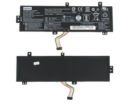 Оригінальна батарея для ноутбука LENOVO L15L2PB4 (IdeaPad 310-15IKB, 310-15ISK) 7.72V 5055mAh 39Wh Black (5B10K88299) NBB-61279