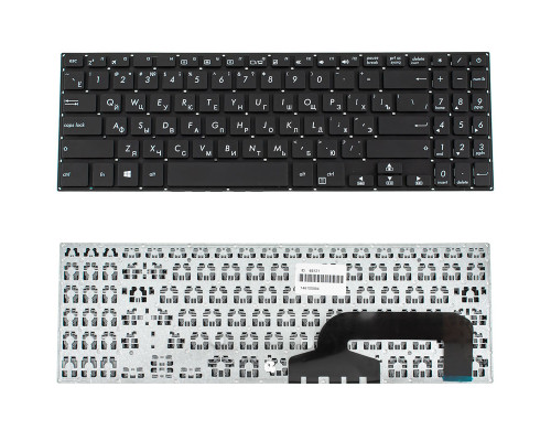 Клавіатура для ноутбука ASUS (X507 series) rus, black, без фрейма (оригінал) NBB-68121