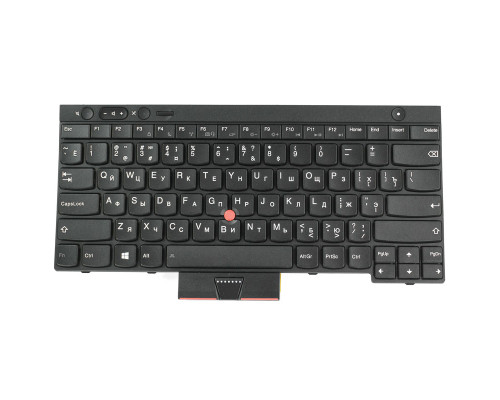 Клавіатура для ноутбука LENOVO (Thinkpad: T430, T430i, T430S, T530, T530I, X230, X230i, X230S) rus, black (оригінал) NBB-76618