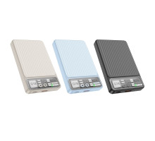 Універсальна Мобільна Батарея Power Bank Hoco Q18 Tourer 22.5W with magnetic 10000mAh Колір Синiй 6942007605205