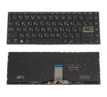 Клавіатура для ноутбука ASUS (X421 series) rus, black, без фрейма, підсвічування клавіш NBB-81774