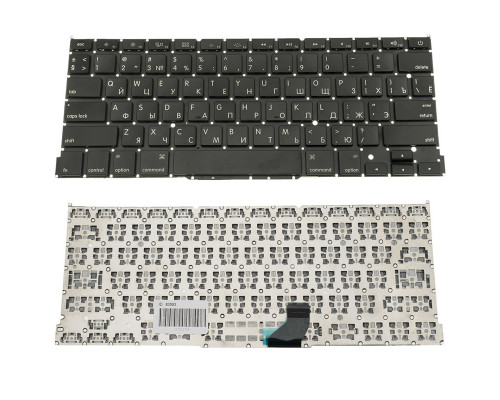 Клавіатура для ноутбука APPLE (MacBook Pro Retina: A1502 (2013-2015)) rus, black, SMALL Enter NBB-83593