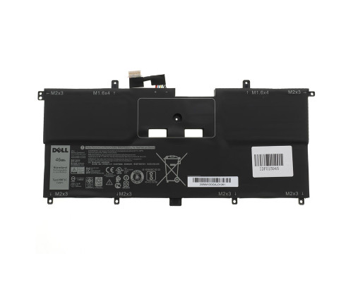 Оригінальна батарея для ноутбука DELL NNF1C (XPS 13 9365, P71G) 7.6V 5940mAh 46Wh Black (HMPFH) NBB-90016