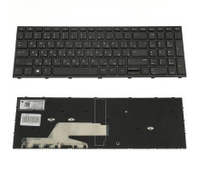 Клавіатура для ноутбука HP (ProBook: 450 G5, 455 G5) rus, black (оригінал) NBB-96430