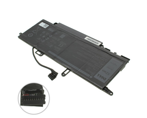 Оригінальна батарея для ноутбука DELL NF2MW (Latitude 9410) 7.6V 6500mAh 52Wh Black (7146W) NBB-96705