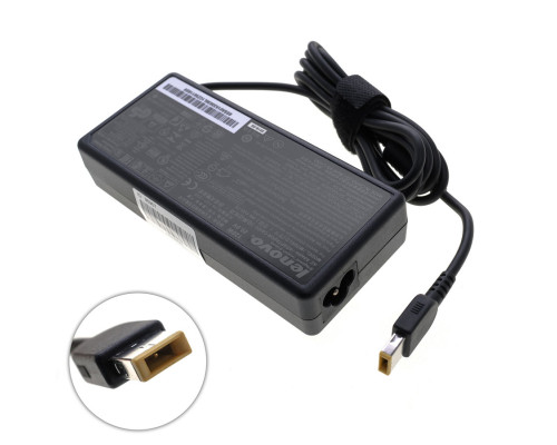 Оригінальний блок живлення для ноутбука LENOVO 20V, 6A, 120W, USB+pin (Square 5 Pin DC Plug), black (00PC727) (без кабеля!) NBB-98907