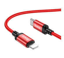 Кабель USB Hoco X89 Wind PD20W Type C to Lightning Колір Червоний 6931474784315