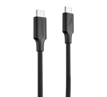 Кабель Proove Striped Silicone Type-C to Type-C 60W (1m) black 2001001957476 6901115650507