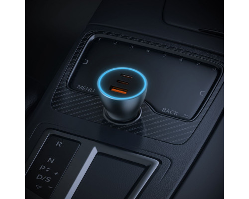 АЗП Baseus Golden Contactor Pro GaN 65W USB + 2xType-C dark gray 2001001965518 6932172636456