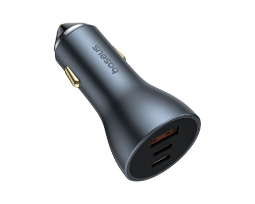 АЗП Baseus Golden Contactor Pro GaN 65W USB + 2xType-C dark gray 2001001965518 6932172636456